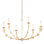 Florian 6 Light Large Chandelier - Black Iron