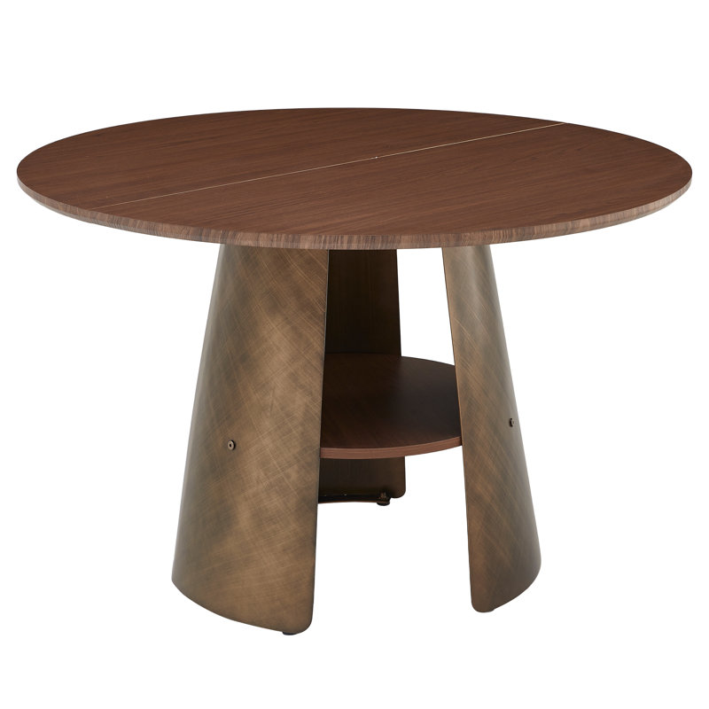 Table de salle à manger ronde avec base piédestal 47,25 po Syros
