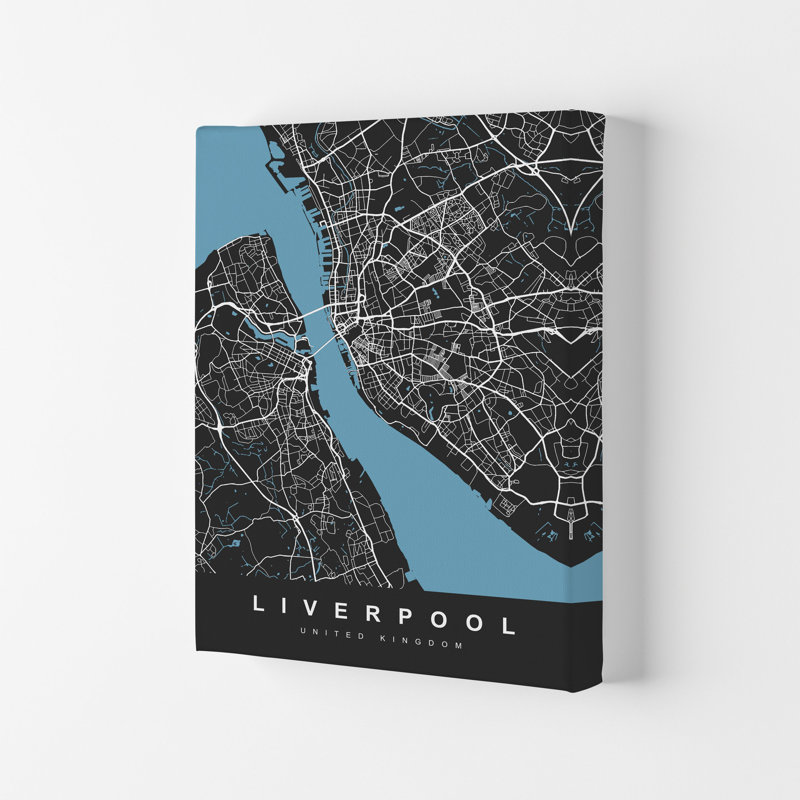 Liverpool II - Print, Wrapped Canvas, 42cm H x 29.7cm W x 4cm D