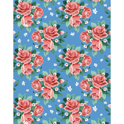Vibrant Floral Wallpaper
