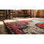 Tapis en laine crocheté American Antique