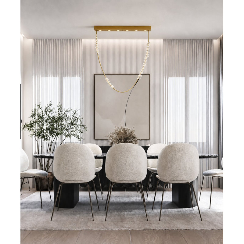 Lustre moderne à DEL 10 lumières Modern