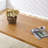 Modern Rectangular Wooden Table With Acrylic Leg Construction - Computer Desk & Dining For Multiple Environments Effortless Setup Legs Architecture And Different Settings Quick Install Method