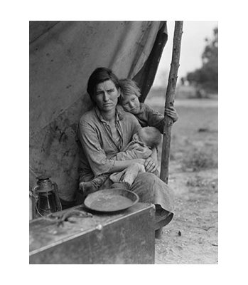 « migrant agricultural worker » par dorothea lange-reproduction de photo sans cadre