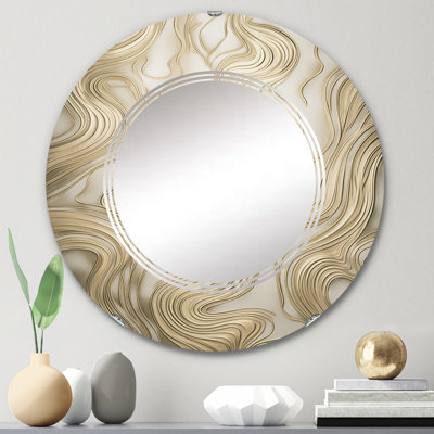 Blatnice - Miroir mural moderne rond