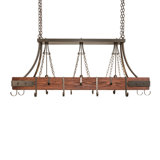 Steamboat Rectangle Chandelier Pot Rack