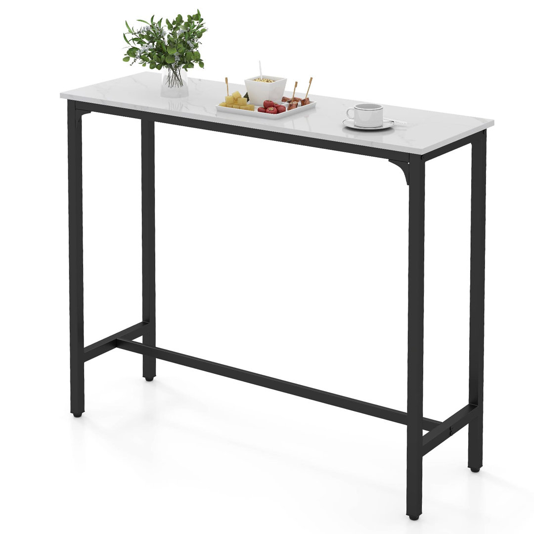 Metal Base Dining Table