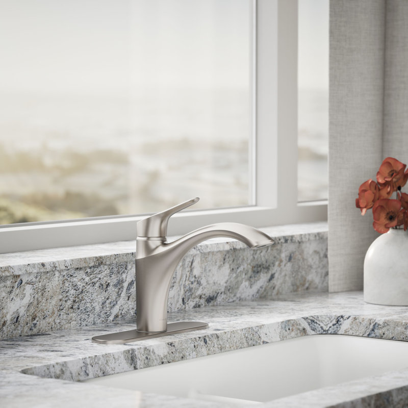 Rival Single-Handle Kitchen Sink Faucet, Vibrant Stainless