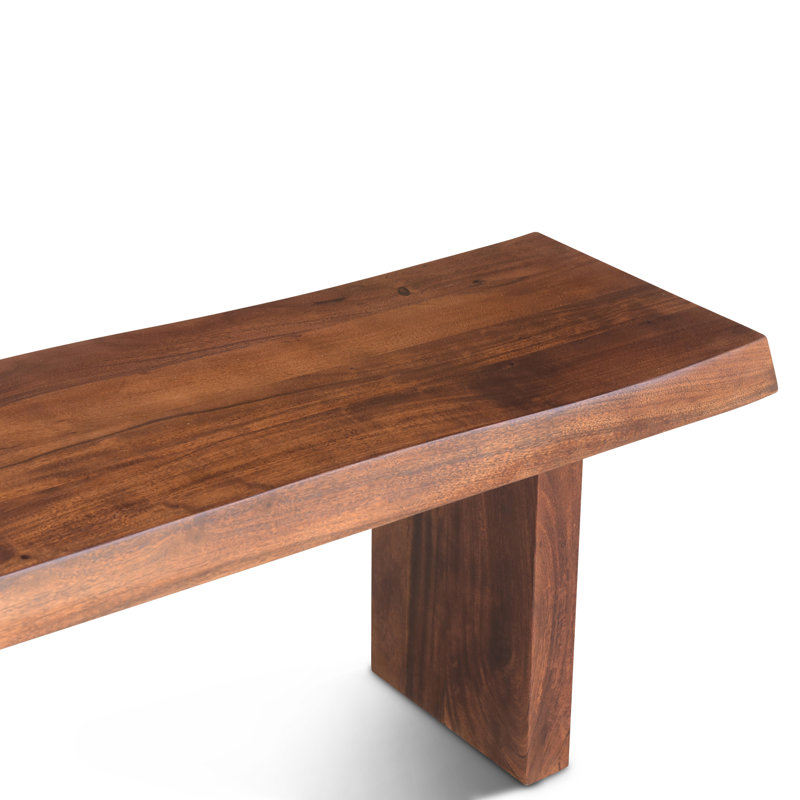 Modern Brazilian Bello Bench, Americano, 18" H x 65" W x 15" D