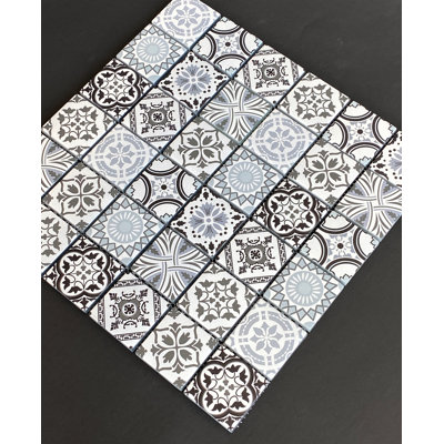 Inkjet Glass Bathroom Wall Mosaic Tile