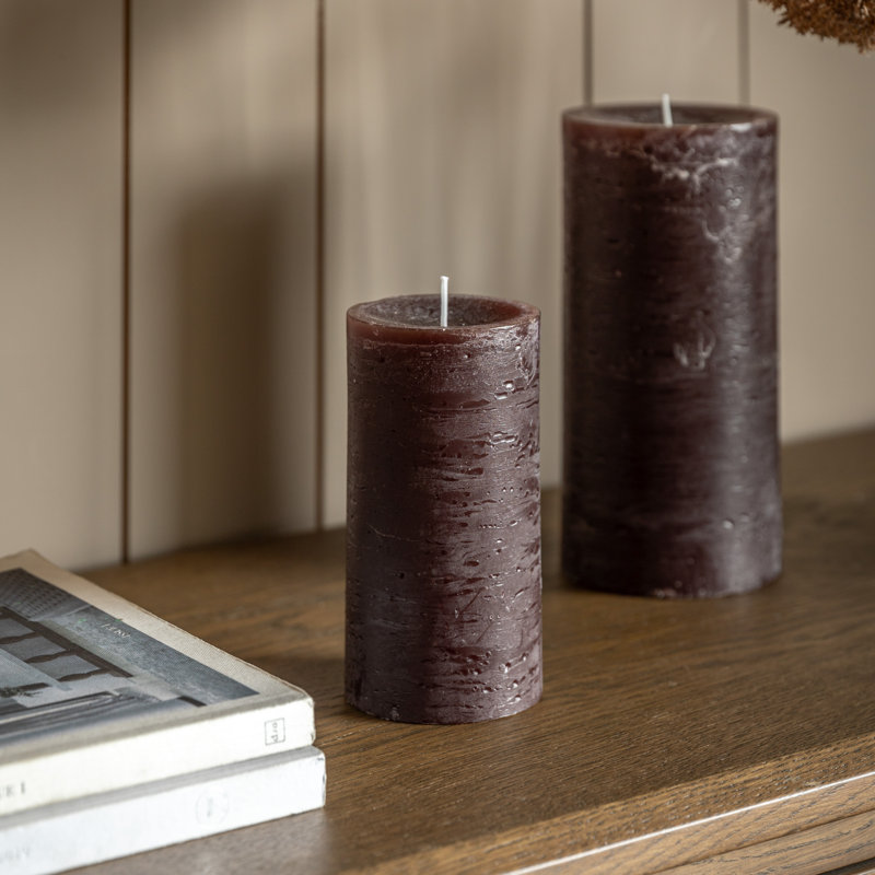 Scented Unscented Flameless Pillar Candle, 130