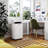 AIRO COMFORT 10,000 BTU Portable Air Conditioner Cools 450 Sq. Ft. With Dehumidifier And LCD Remote In White