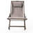 Beach Sling Chair - Grey (2 ) Ideal For Backyard Lounging. Canvas, Comfortable Pillow Included. Wood Made. 41.62 In. Width, 32.04 Height, 25.75 Depth. 21.68 Lb. Chair. Package: 57 Depth, 26.75 8.25