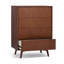 Solid Wood 76cm W 4 - Drawer Chest of Drawers-124354466