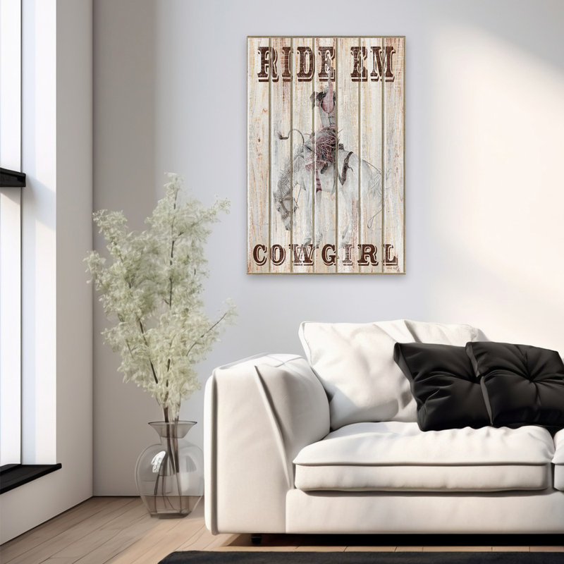 Ride Em Cowgirl, H 36 po x l 24 po