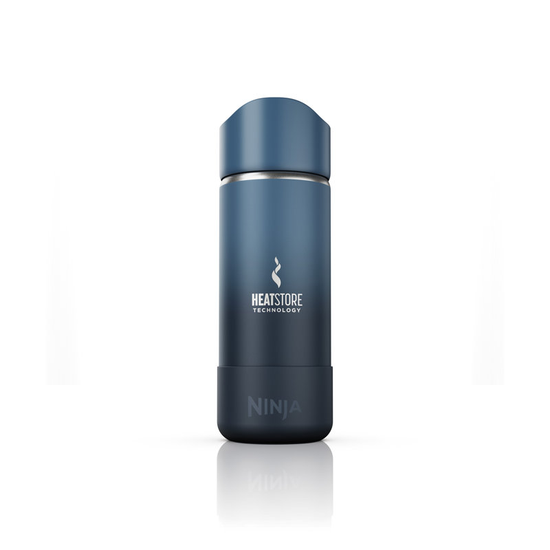 Ninja Sip Perfect Travel Mug, Brings Hot Drinks to Sippable Temperature in Minutes, Stainless Steel, Leak Proof, Dishwasher Safe, Metal Insulated Tumbler