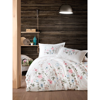100% COTTON RANFORCE Quilt Cover: 260 X 220 Cm Pillowcase: 50 X 80 Cm (2 Pieces) Duvet Cover Set Set