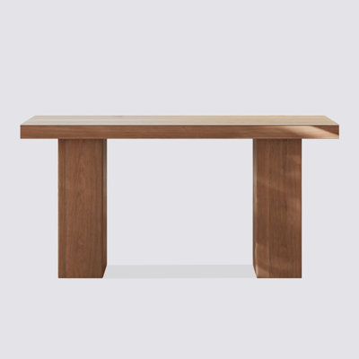 French-Style Vintage Stone Slab Bar Counter Table