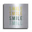 «Smile Smile» par Ann Kelle Designs, art mural en métal-689095005