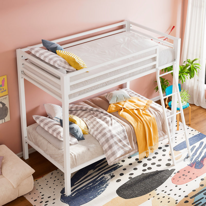 Labounty Twin Over Twin Standard Bunk Bed, White