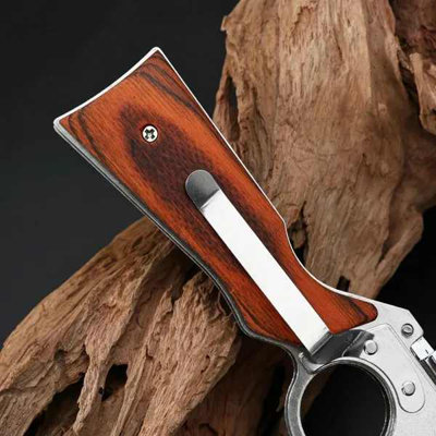 SurvivalKitUpgrade Versatile Tactical Knife with Pocket Clip