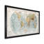 Ancienne carte du monde II - reproduction d'art sur toile-59642131-59642145