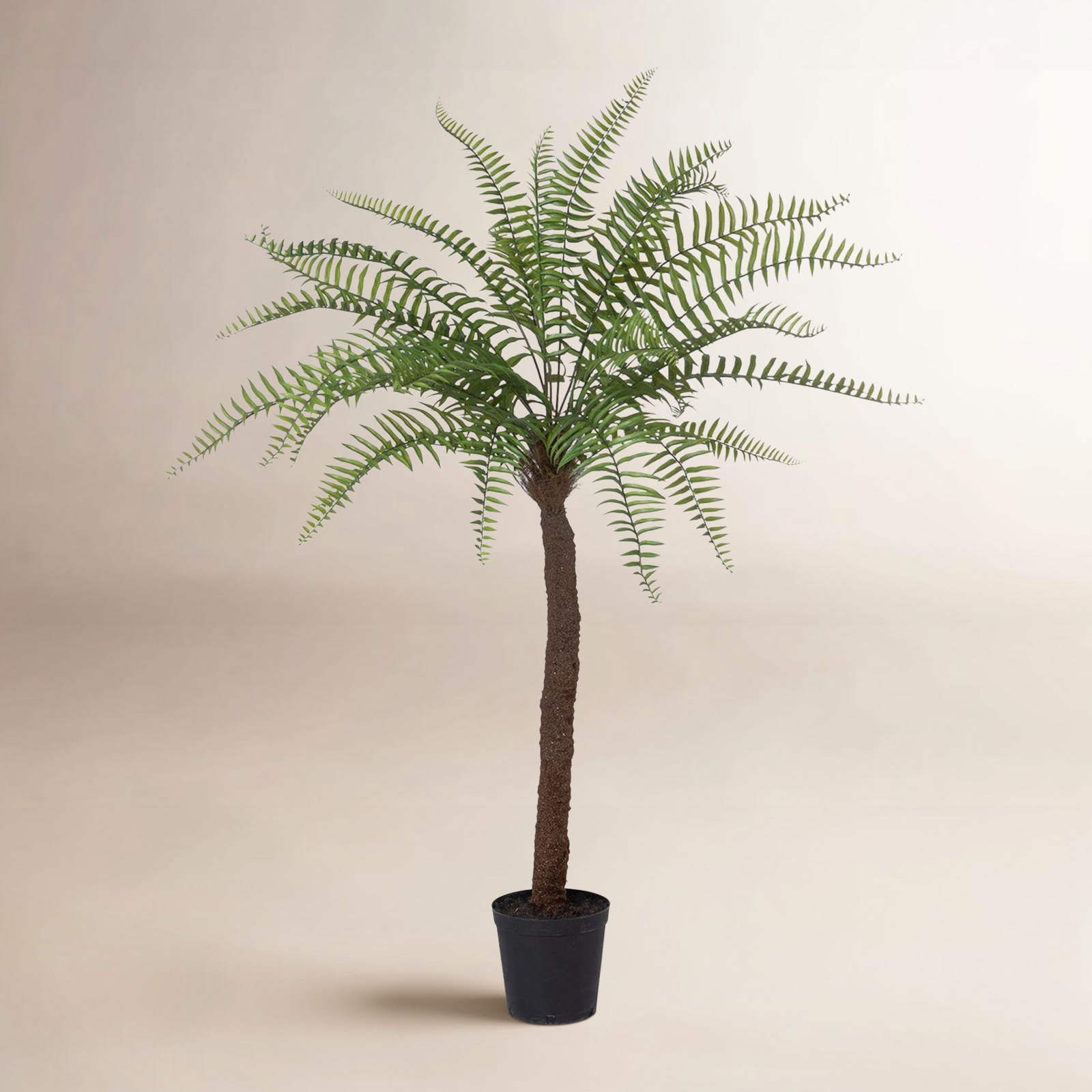 Faux Fern Tree in Pot, 6'