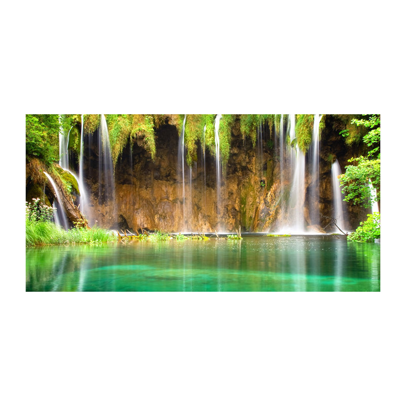 Plitvice Lakes - No Frame Print on Canvas