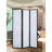 Sudoku 3 Panel Room Divider Screen, Black