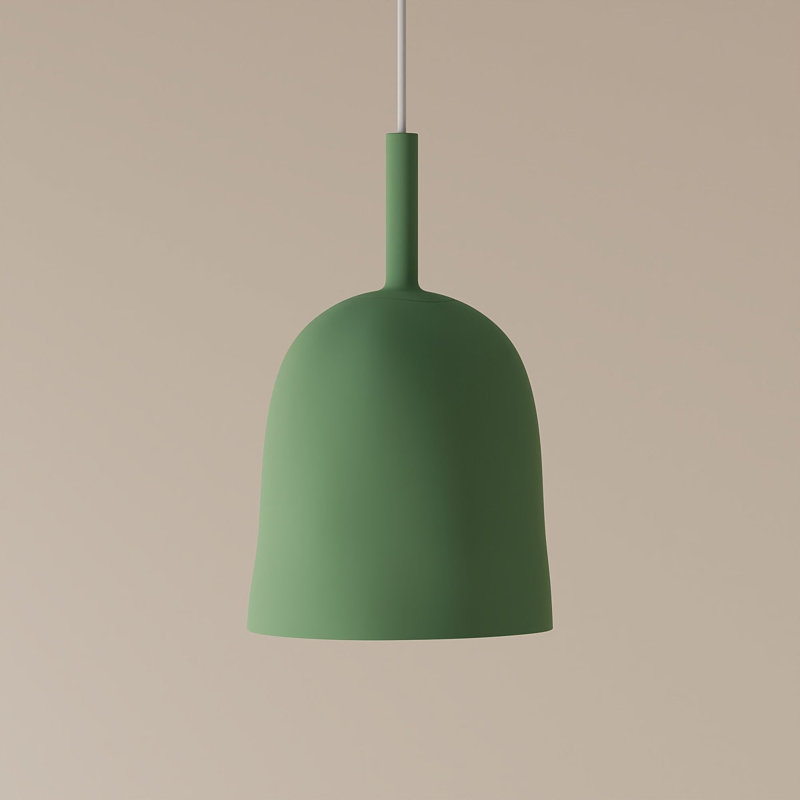Vessel Pendant Light, Sage, 18.5'' H x 9'' W x 9'' D, White