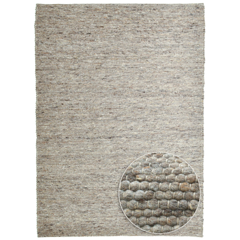 Hand Woven Brown Indoor Rug, Rectangle 190 x 290cm