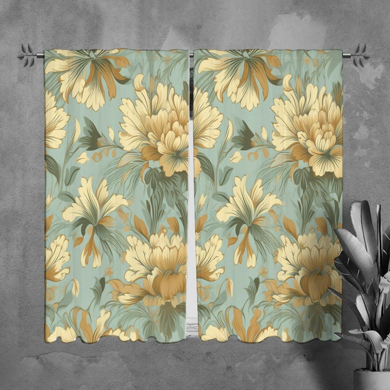 Rideau en polyester Lasheen, L 40 po x L 82 po
