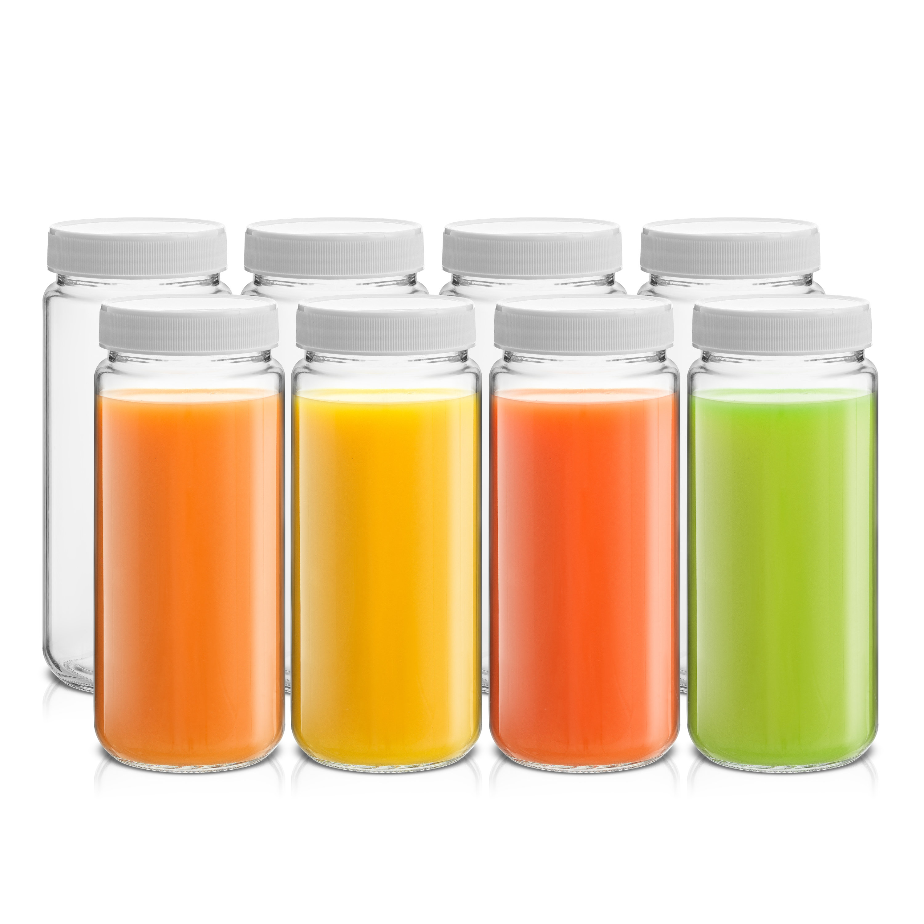  JoyJolt Airtight Glass Jars with Lids Set of 3. 32oz