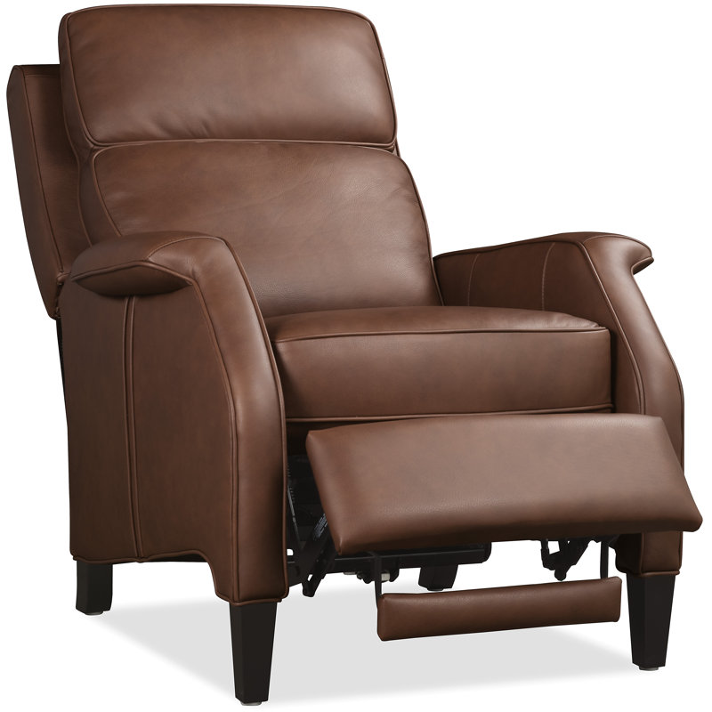 Fauteuil inclinable électrique avec appui-tête Wrenn, Brun