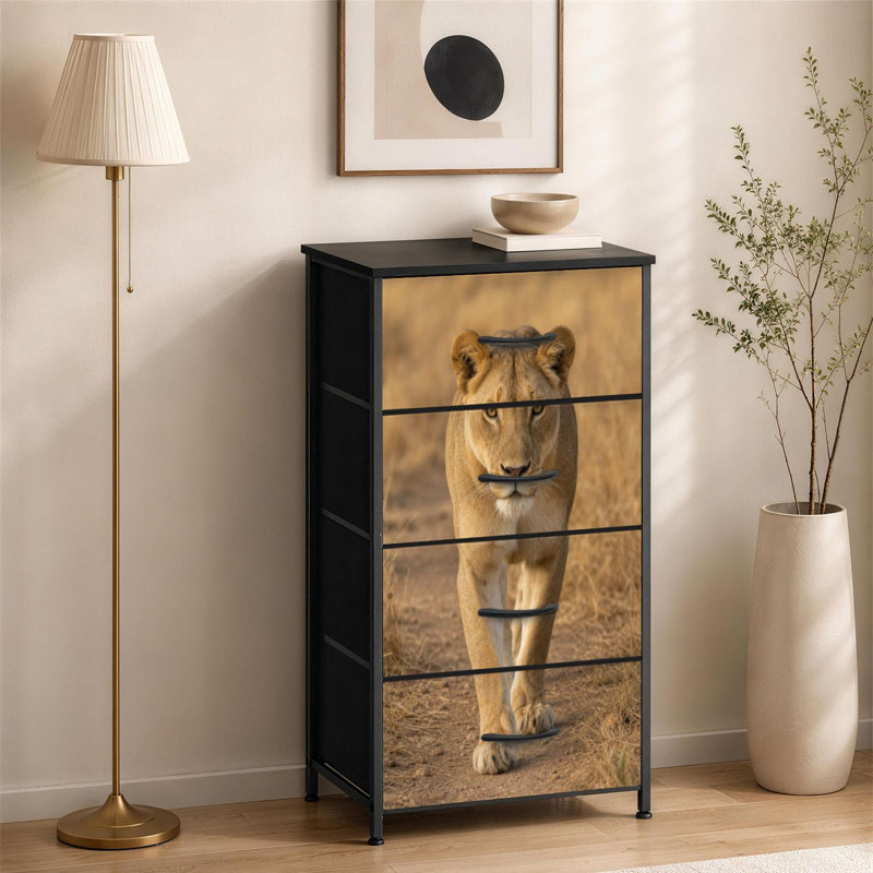 Commode à 4 tiroirs pour grande chambre à coucher Lioness