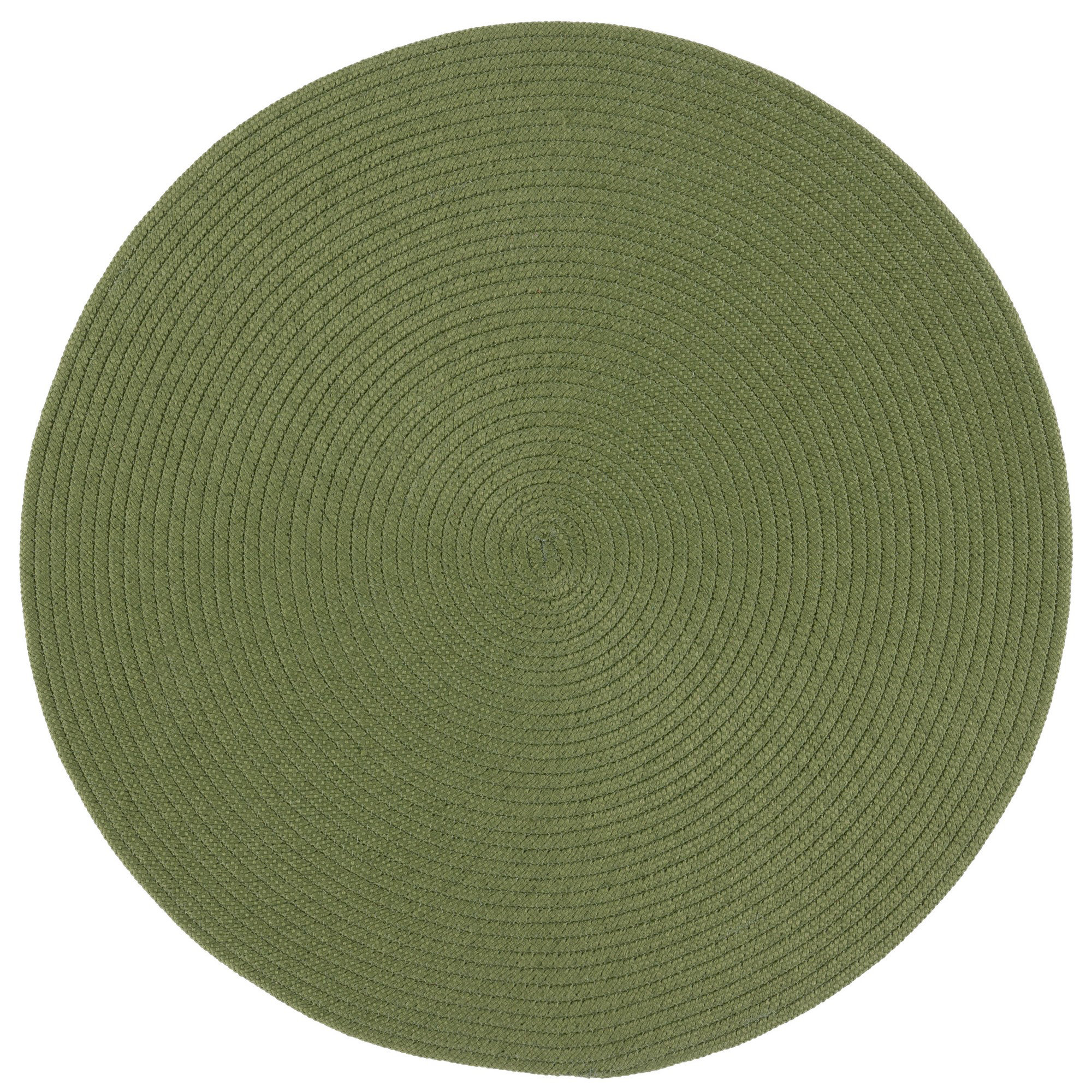 Standard One Color Rug Latitude Run® Braided Hand Woven Performance Solid Color Rug | Wayfair