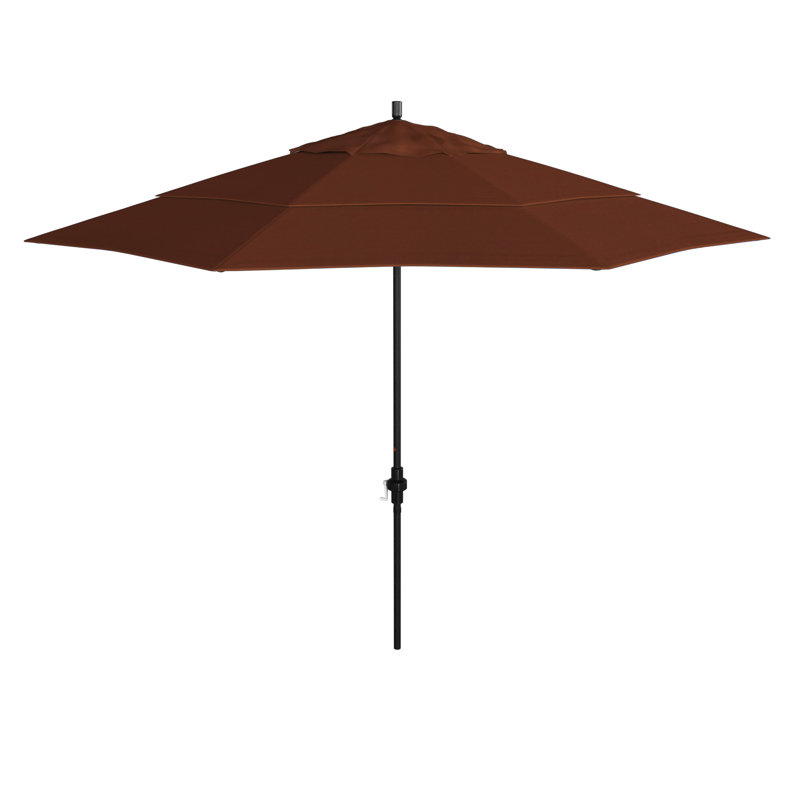 Parasol de marché 132 po Sunbrella, Toile Toile Sunbrella® au henné