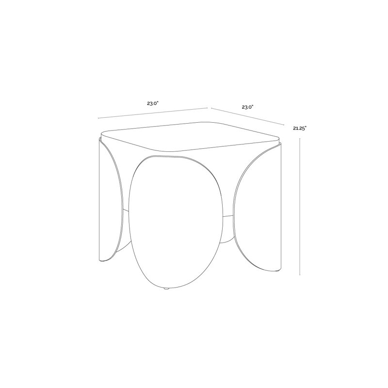 Amarula Outdoor Square Side Table
