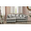 Romelia 3 Seater Velvet Sofa & Chaise-834865191-834865208