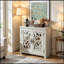Armoire décorative avec 2 portes en miroir en acrylique