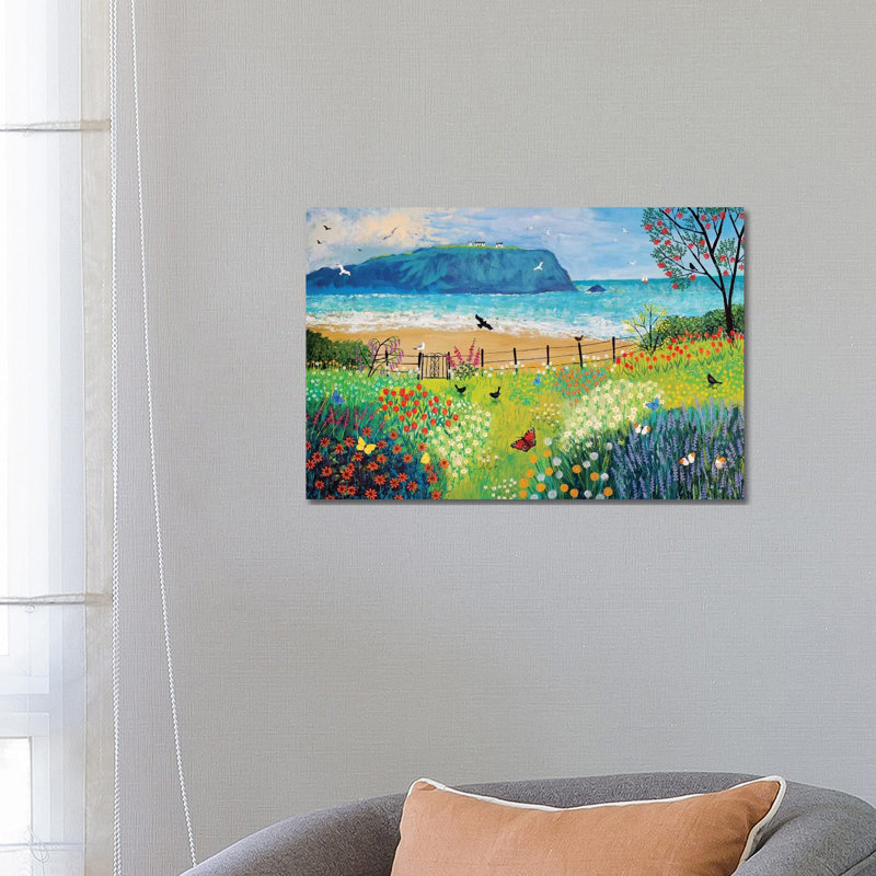 Garden Beside The Sea by Zhen-Huan Lu - Wrapped Canvas Painting, 66.04 cm H x 45.72 cm W x 1.91 cm D
