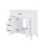 Meuble-lavabo élégant 36 po avec lavabo et tiroirs à l'intérieur de l'armoire-2078214762