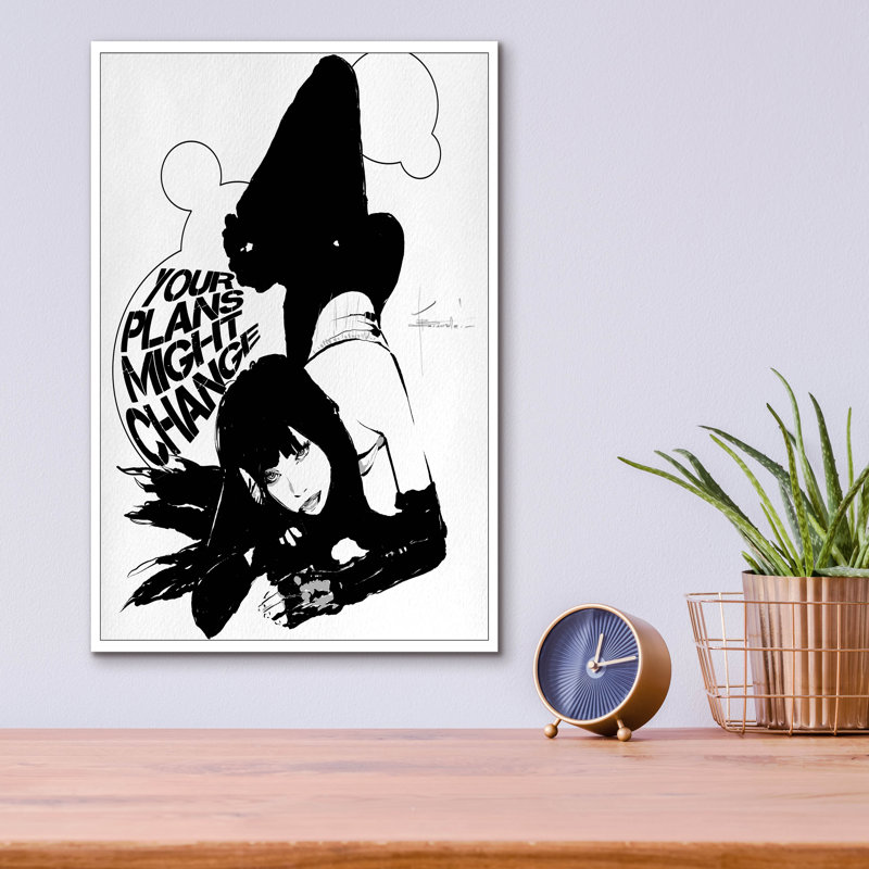 «Your plans» par TM Borenstein, art mural en verre acrylique, H 16 po x l 12 po x P 0,13 po
