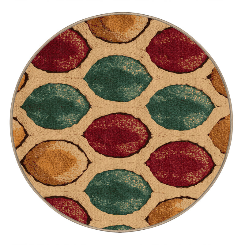  Tapis lavable Ladoo Desserts, Rond 5 pi