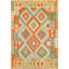 Tapis kilim réversible en laine 5 x 7