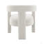 Ensemble de 2 chaises d'appoint Beige Boucle