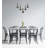 5 - Light Silver Kitchen Island Pendant