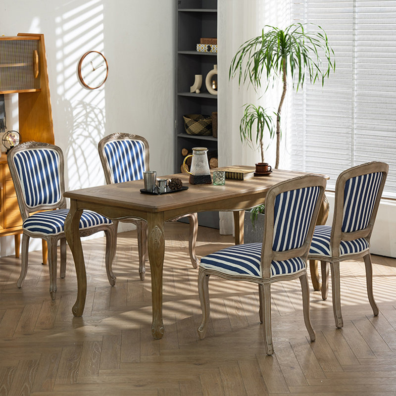 Picture color Rectangle Solid Wood Dining Tables, 29.53"H x 55.12"L x 31.5"W