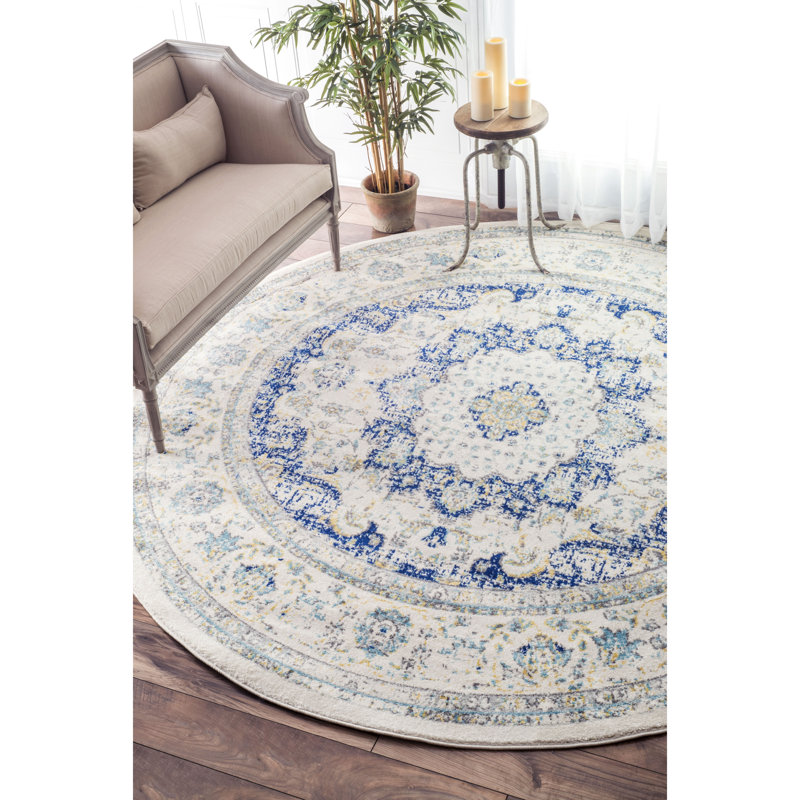 Jedidiah Oriental Area Rug, Round 152cm