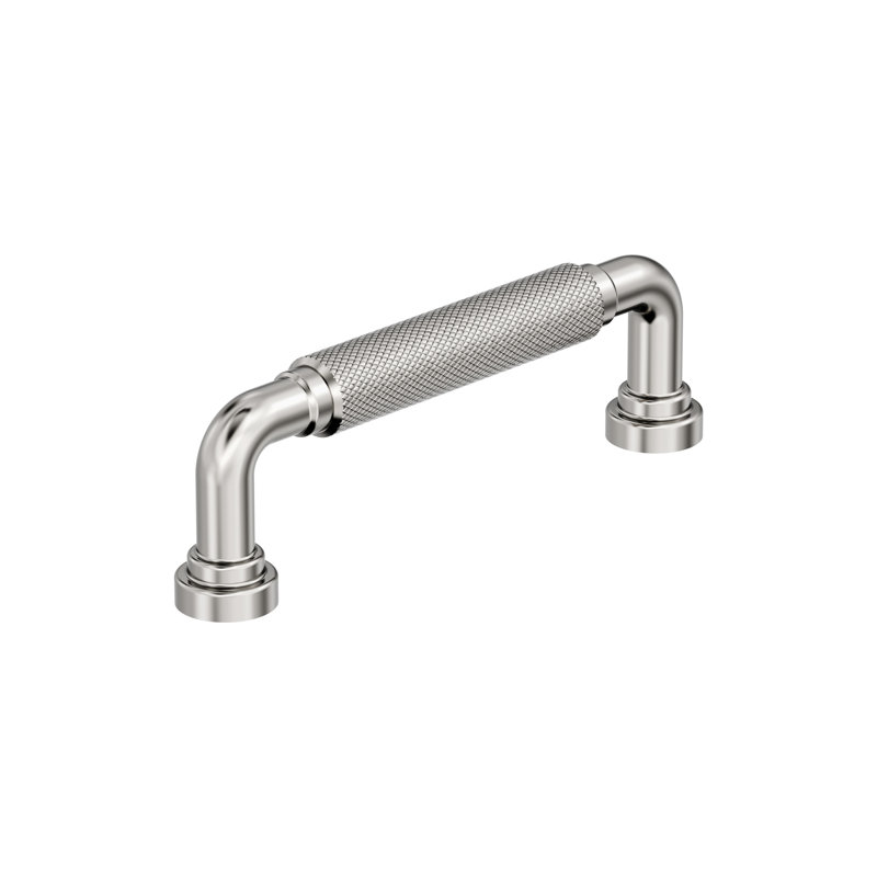 Poignée d'armoire de centre à centre Collet (96 mm), Nickel poli, 3 3/4"